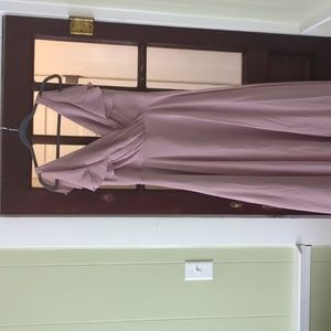 David's Bridal Bridesmaid Dress Quartz